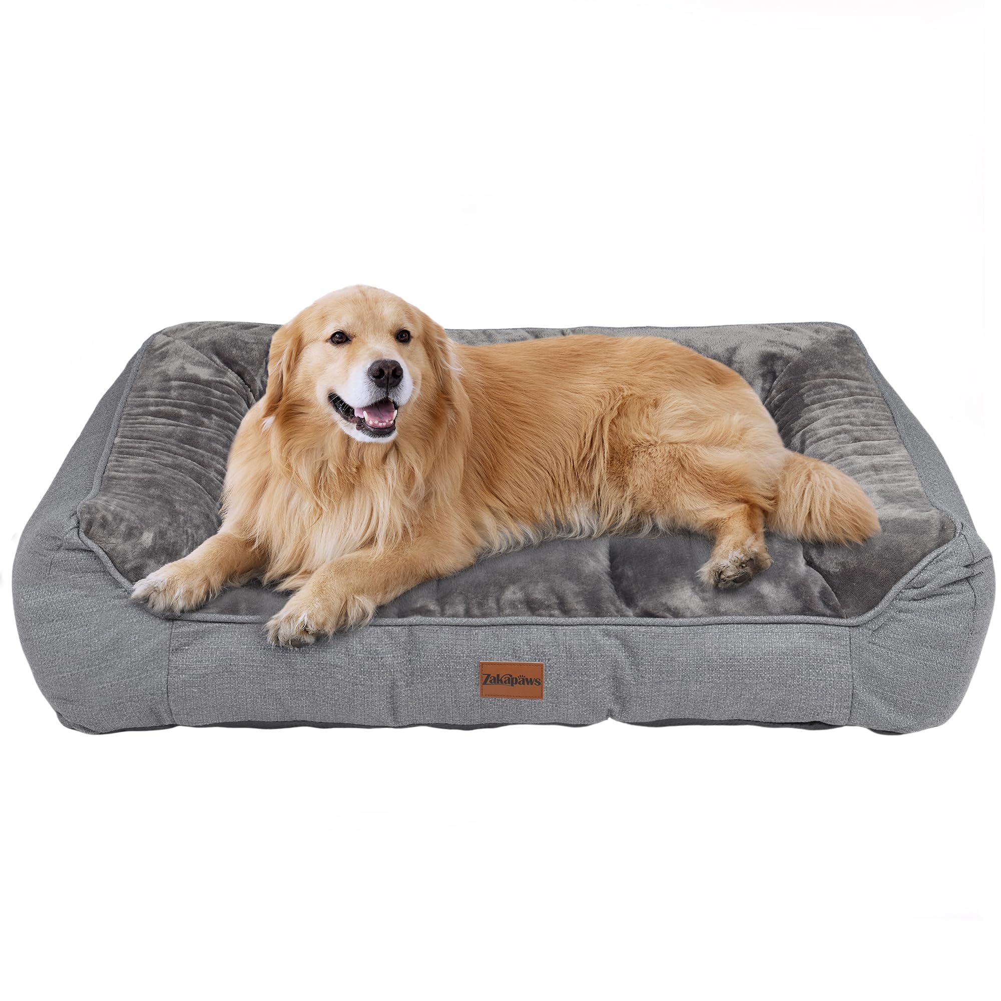 ZAKAPAWS panier-orthopedique-chien-extragrand: soutien des articulations et colonne