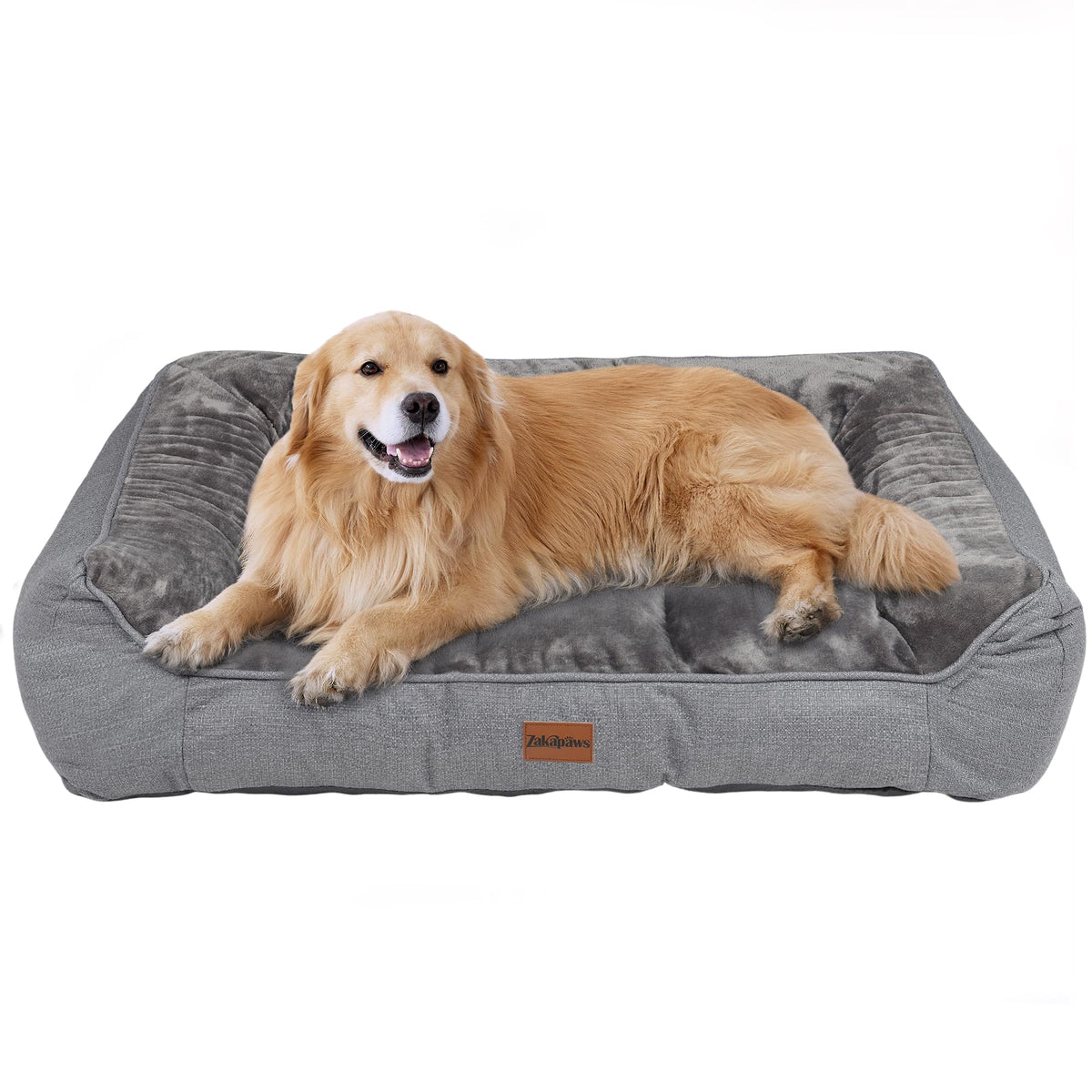 ZAKAPAWS panier-orthopedique-chien-extragrand: soutien des articulations et colonne