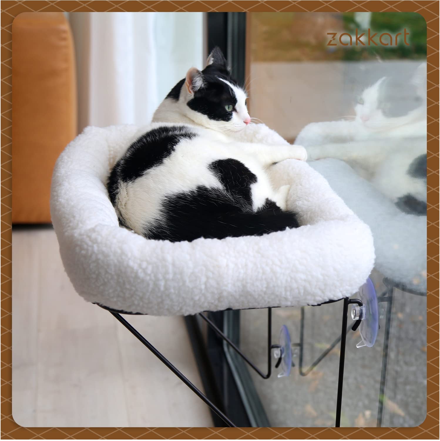 Zakkart lit doux avec matelas sherpa pour plus de chaleur et confort.