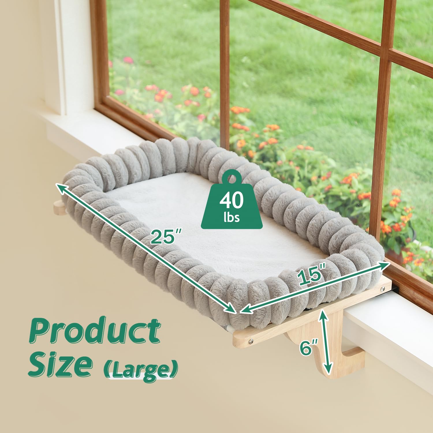 Zakkart SnugCloud: grand couchage 22x15 ou 25x15, idéal pour félins.