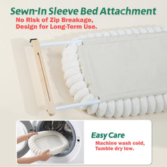 Zakkart SnugCloud: couchage lavable en machine pour entretien facile.
