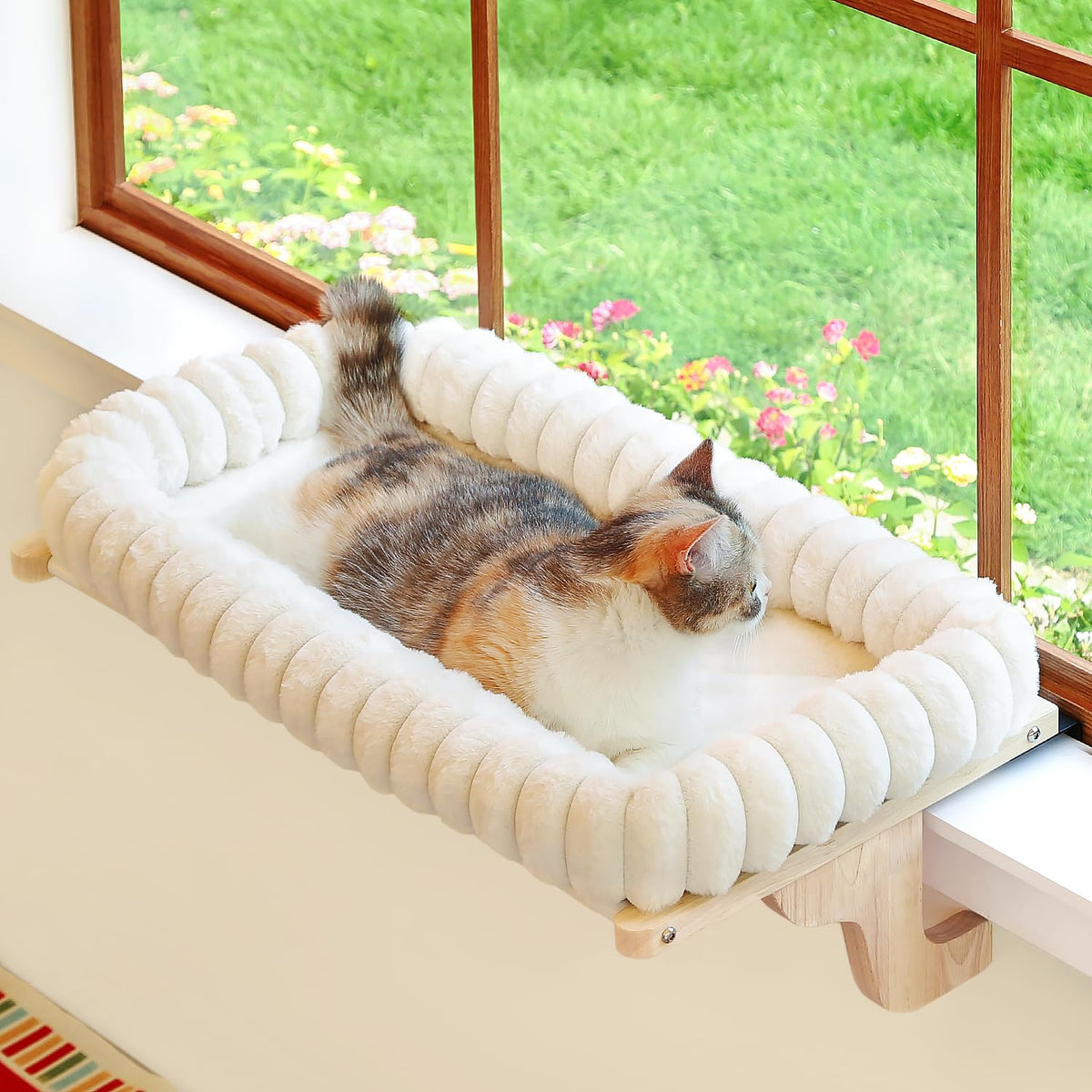 Zakkart SnugCloud – perchoir chat près de la fenêtre, soutien des articulations.