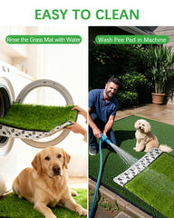 Zalhyrox tapis herbe absorption urine, capte rapidement les liquides