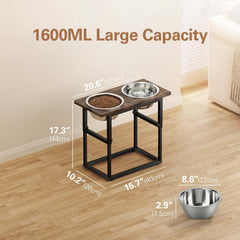 Capacité 1600 ml par bol, idéaux pour les grandes races.