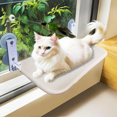 ZBUQ perchoir chat fenêtre: repos stable grâce aux ventouses.