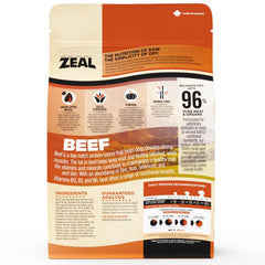 ZEAL bœuf-ingredients-naturels-fruits-legumes : fruits et légumes pour l’immunité.