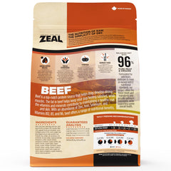 ZEAL Canada tripe-liver-heart, protéines de haute qualité pour chiens actifs.