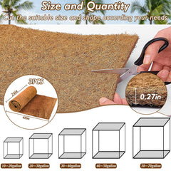 ZeeDix Tapis coco nettoyage rapide et réutilisable, facile à entretenir.