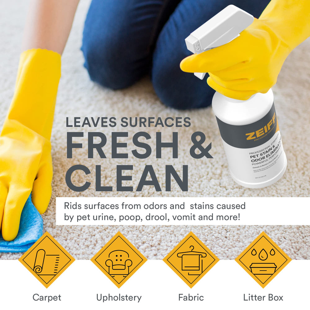 Zeiff – surfaces dures: convient au carrelage et bois sans danger.