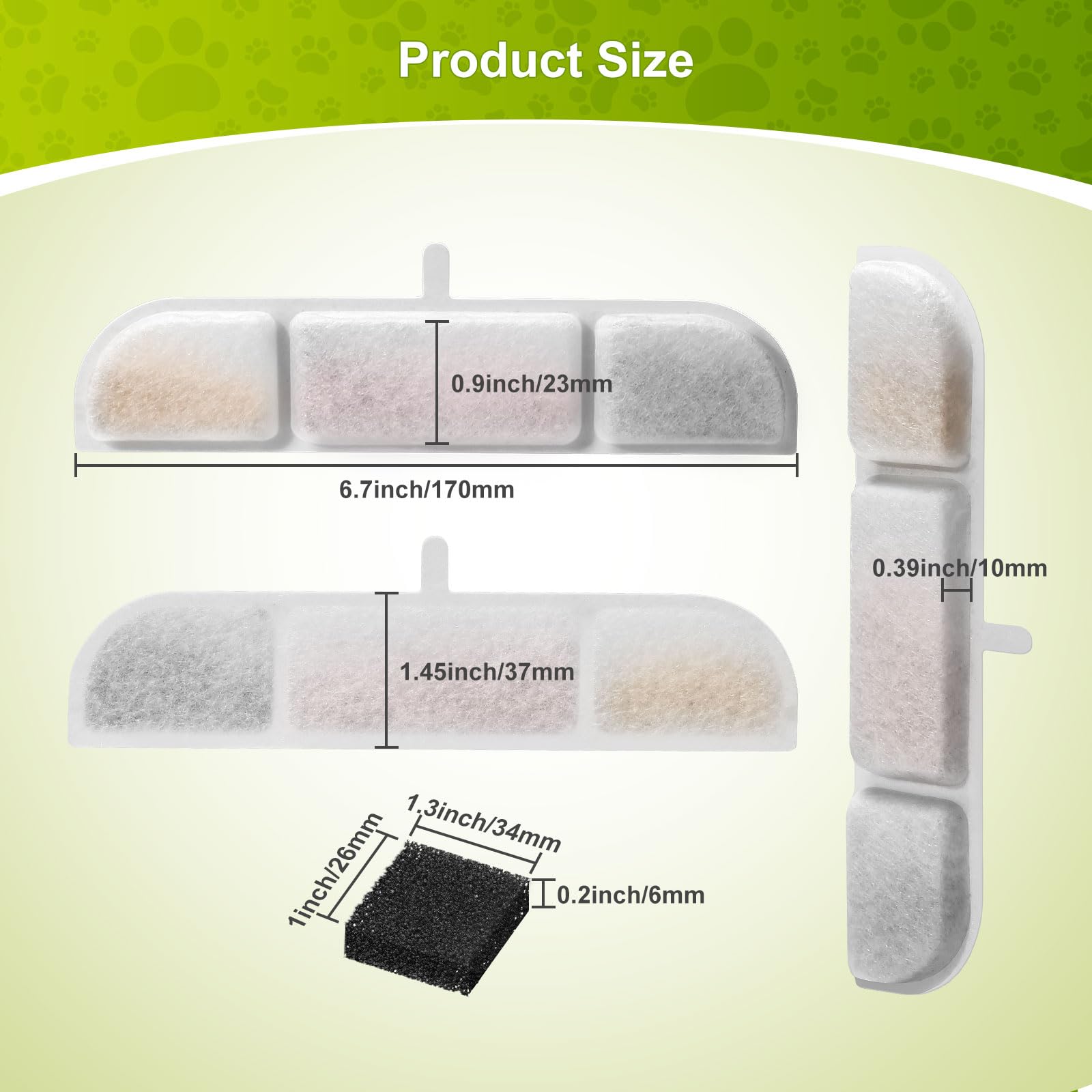 Kit de filtration ZEKIRY pour fontaine chat facilite l’entretien quotidien.
