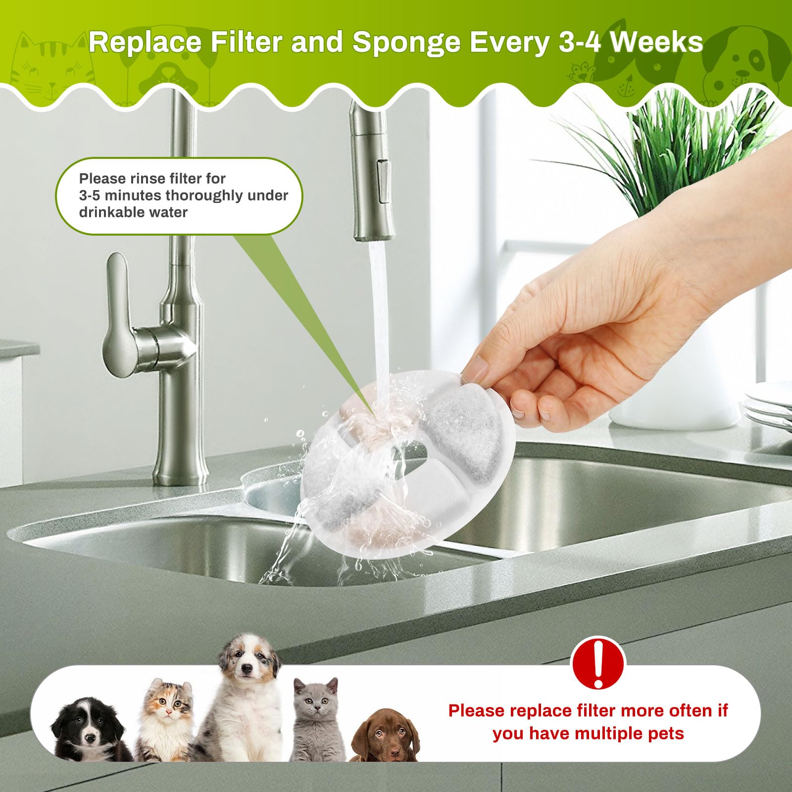 Lot composants filtration ZEKIRY, entretien simple.