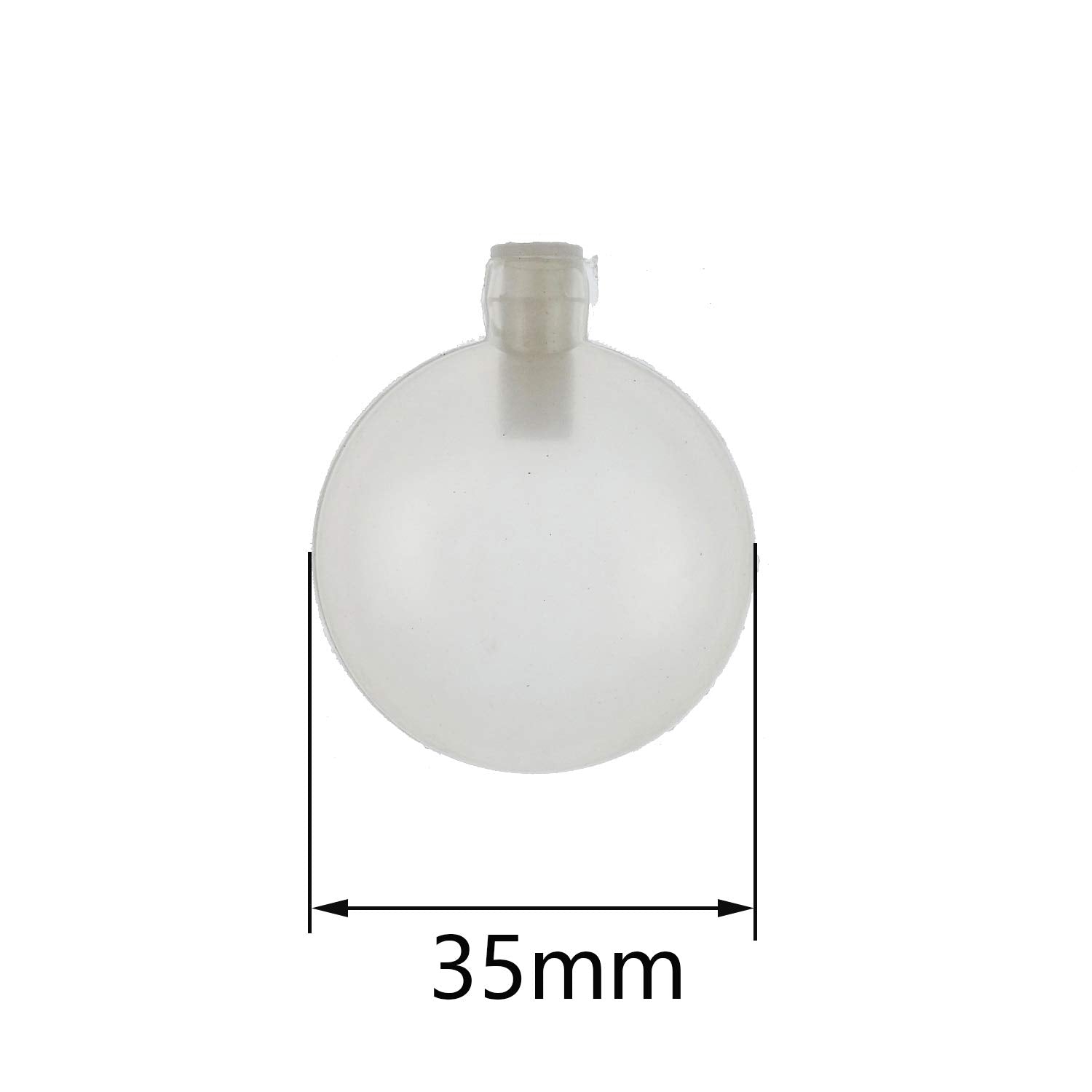Pack Zelerdo 100 sifflets 35mm transparents, solution économique pour créations maison.