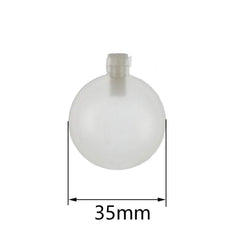 Pack Zelerdo 100 sifflets 35mm transparents, solution économique pour créations maison.