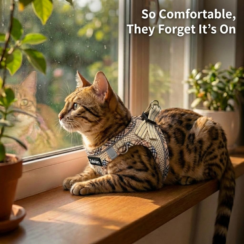 Harnais Zelvian taille S pour chat ou petit animal
