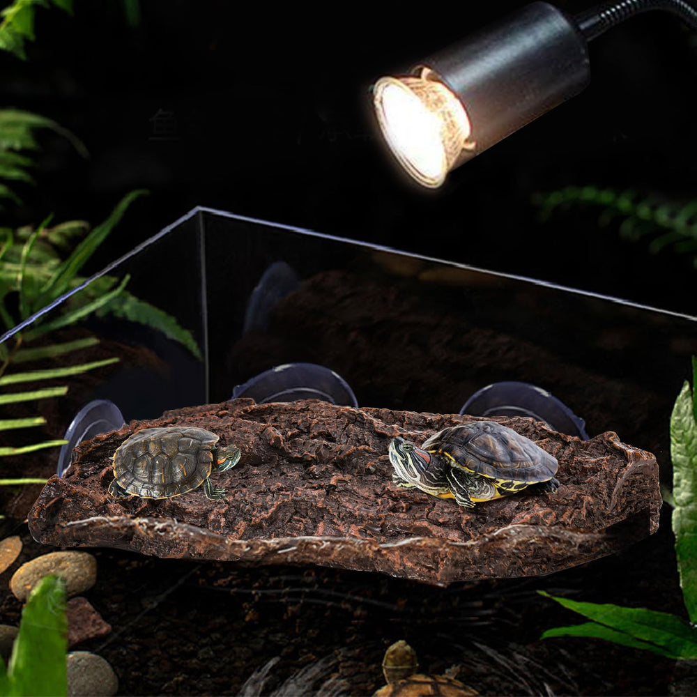 ZENFUN Plateforme tortue durable: résistance à la chaleur et nettoyage facile.