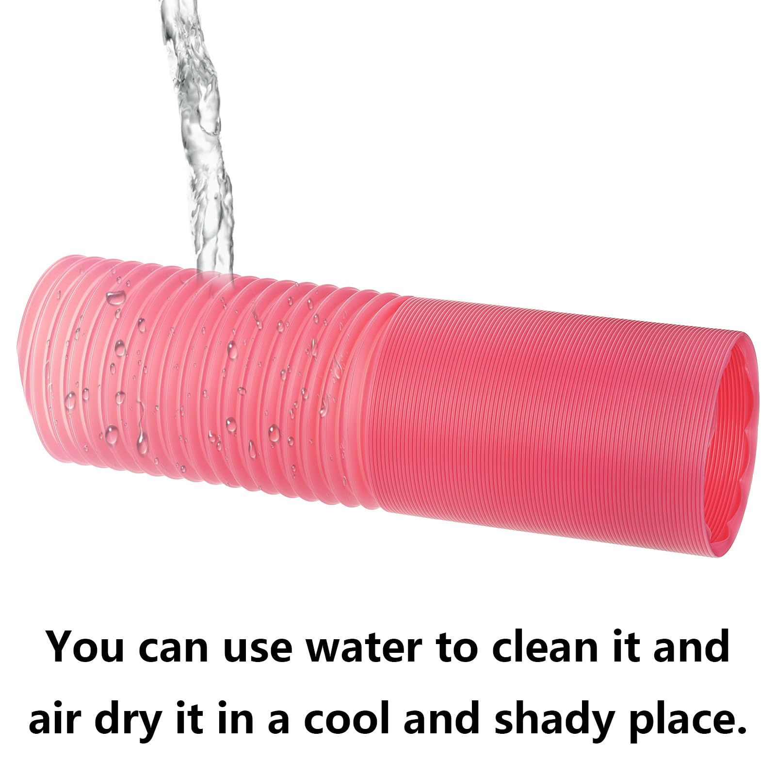 ZENFUN tube plastique repliable, rangement facilité et nettoyage rapide.