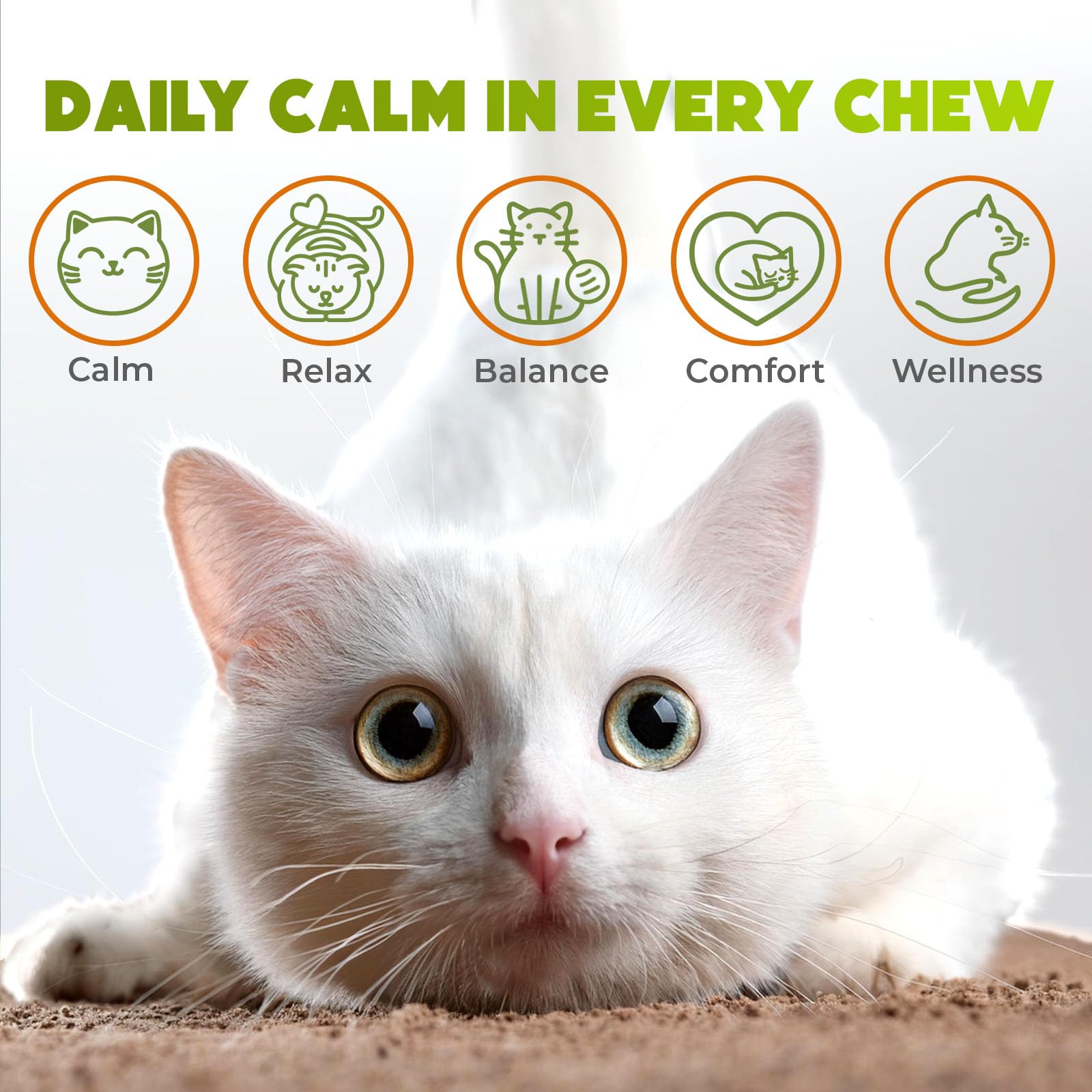 ZENO Hemp Calming Chews chat saumon bouchée – texture croquante et goût saumon.