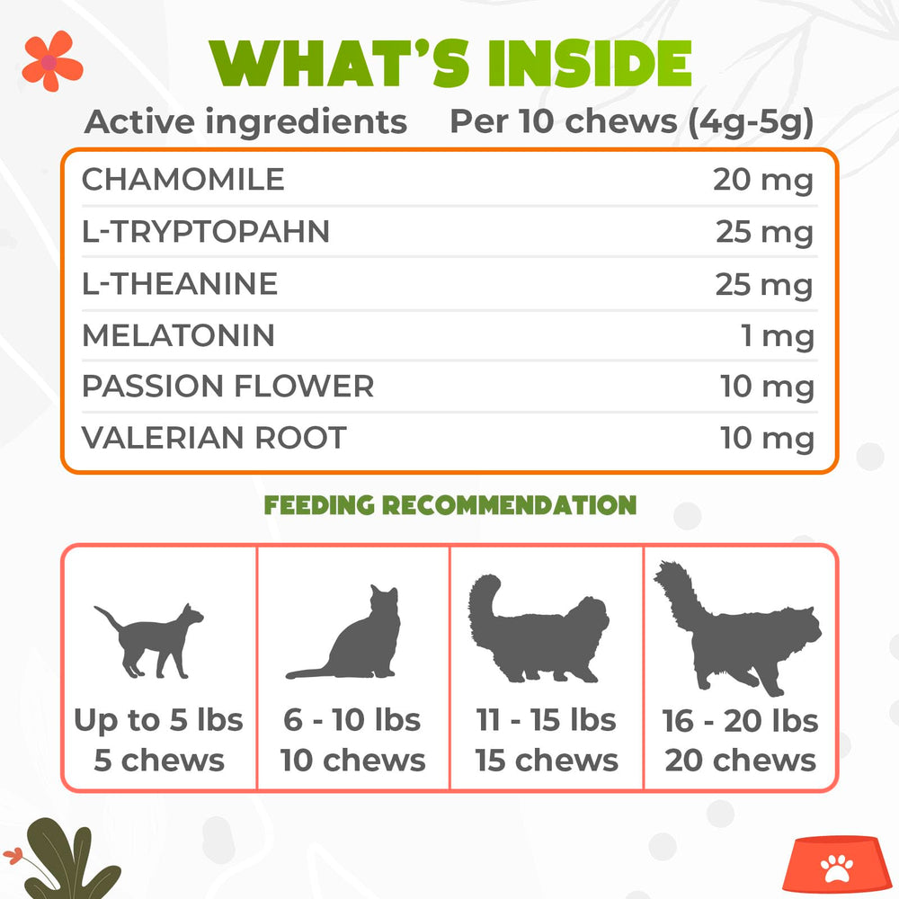 ZENO Hemp Calming Chews chat texture crèmeuse – facilite l’ingestion et le calme.