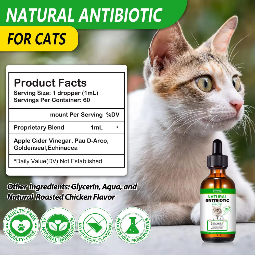 Zenpaws antibiotique chat application facile sur peau ou nourriture