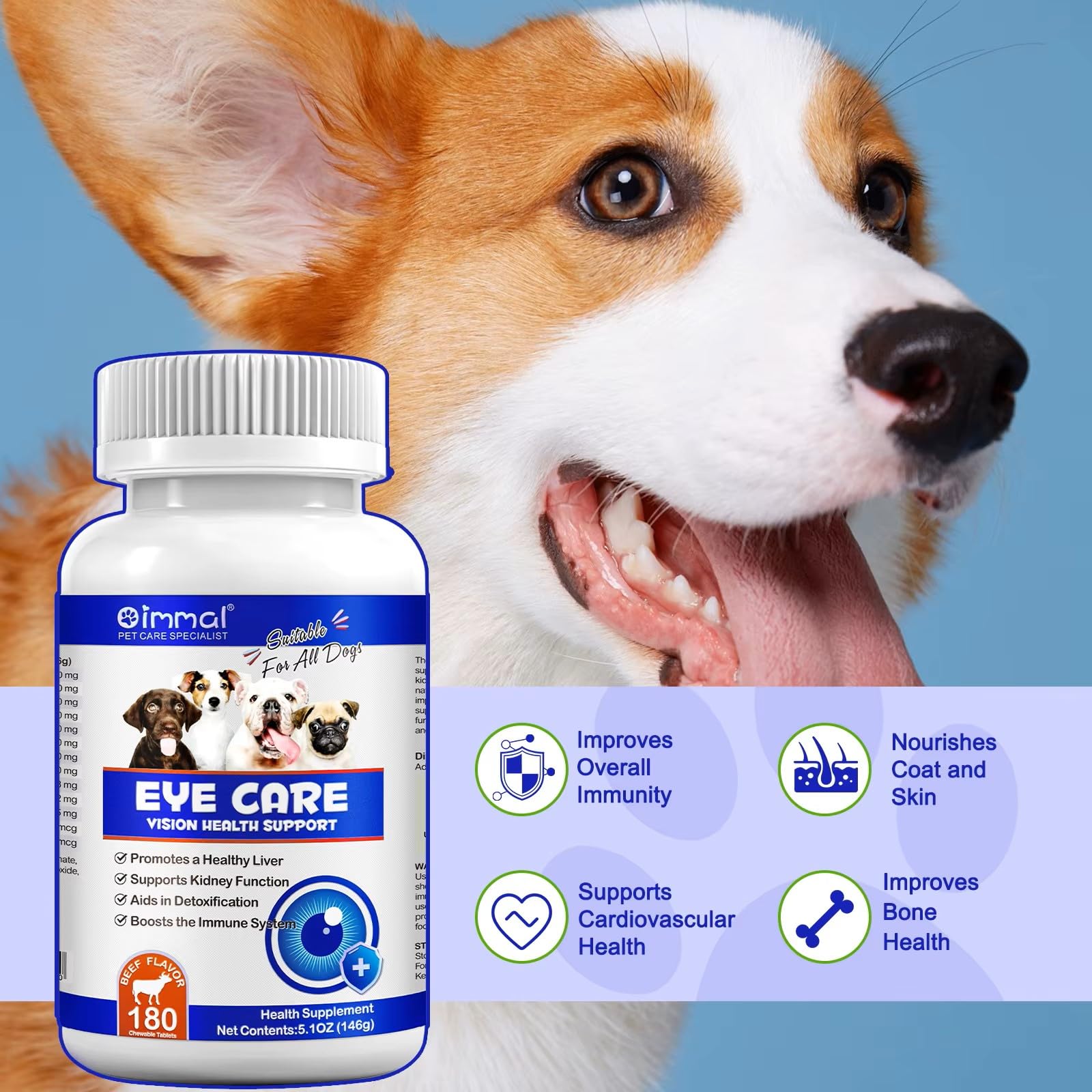 Zenpaws capsules quotidiennes faciles à administrer.