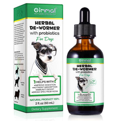 Zenpaws No More Worms – gouttes en bouteille pour soutien digestif naturel