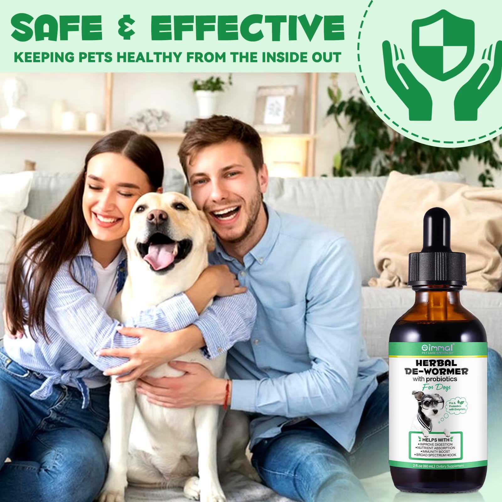 Zenpaws No More Worms – probiotiques pour flore intestinale équilibrée