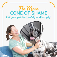 ZenPet E-collar – ajustement sûr avec 3 attaches auto-agrippantes.