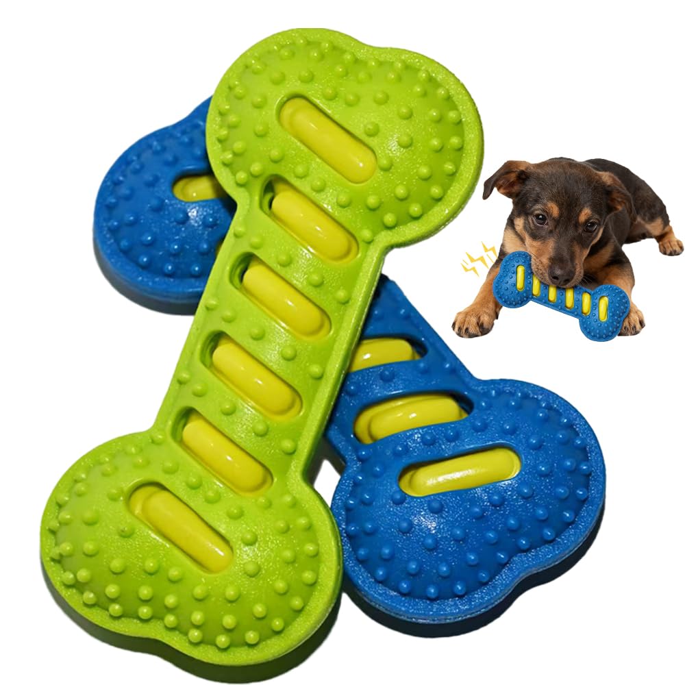 Jouet Zensrij qui couine pendant la mastication, stimulant l attention du chien.