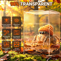 ZENWUKONG terrarium 6x6x9 avec aeration 360 pour une atmosphere stable.