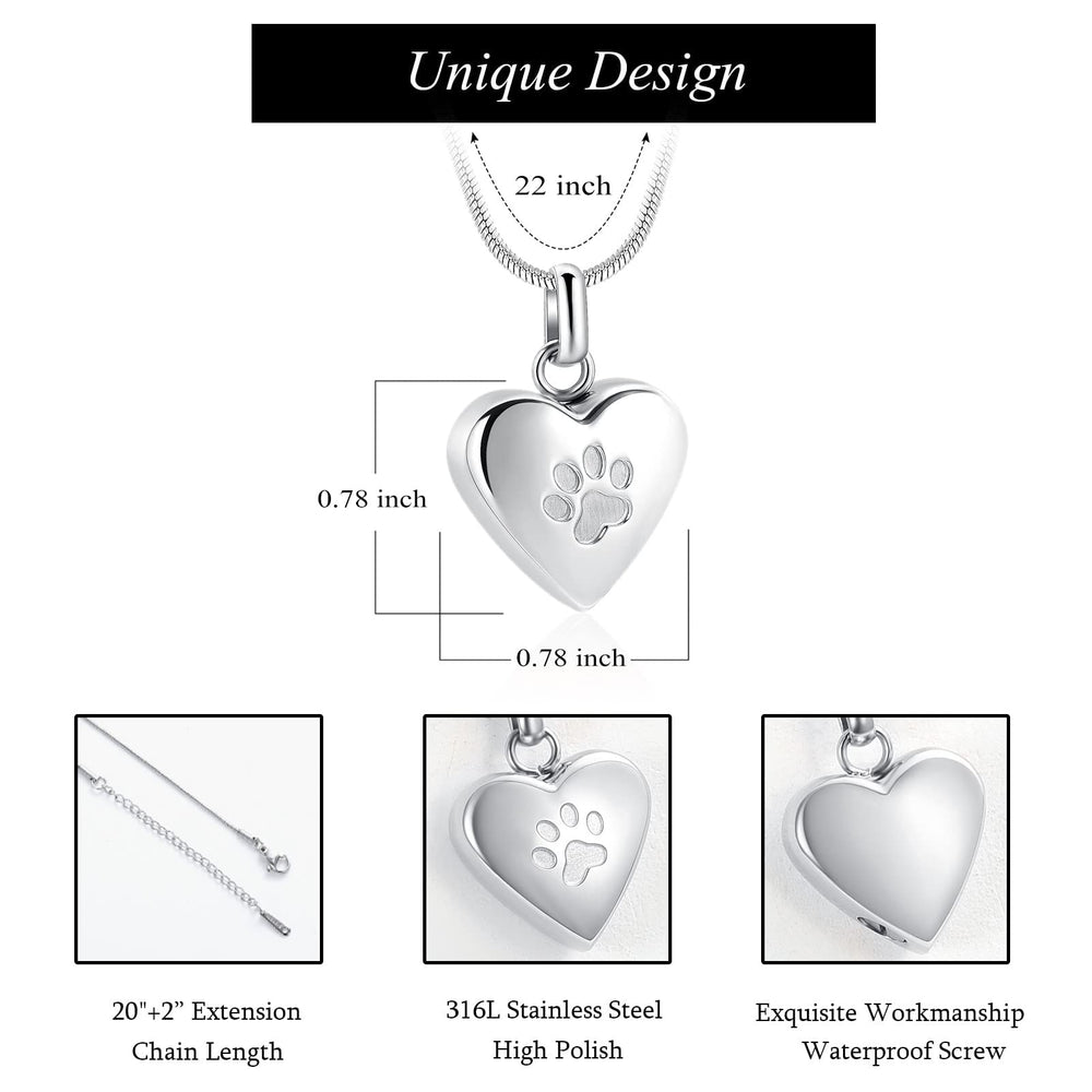 Zeqingjw chaîne-pendent-memoire argent: porté près du cœur.