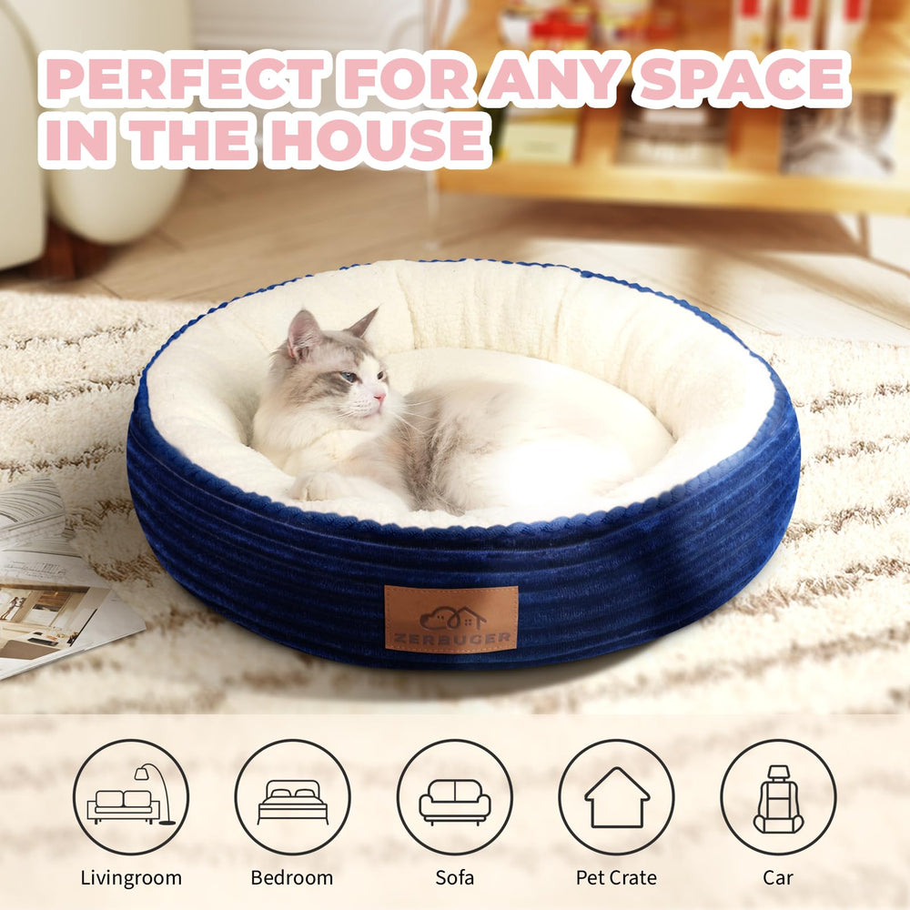 Zerbuger coussin-donut chat en plusieurs tailles pour tous les animaux.