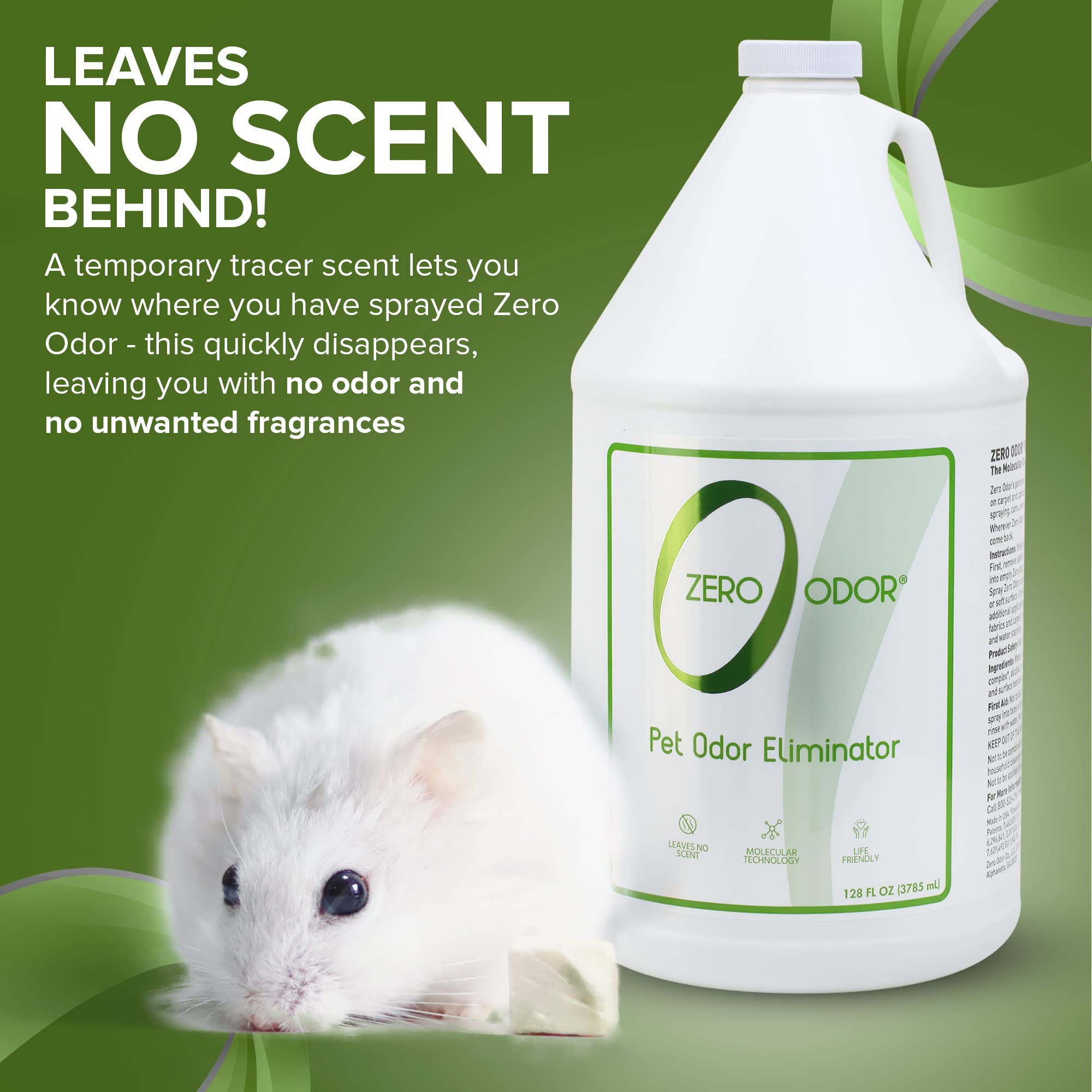 Zero Odor offre une utilisation simple, sans parfum persistant après application.