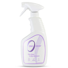Zero Odor bouteille spray Litière 16oz: élimine durablement les odeurs de litière.