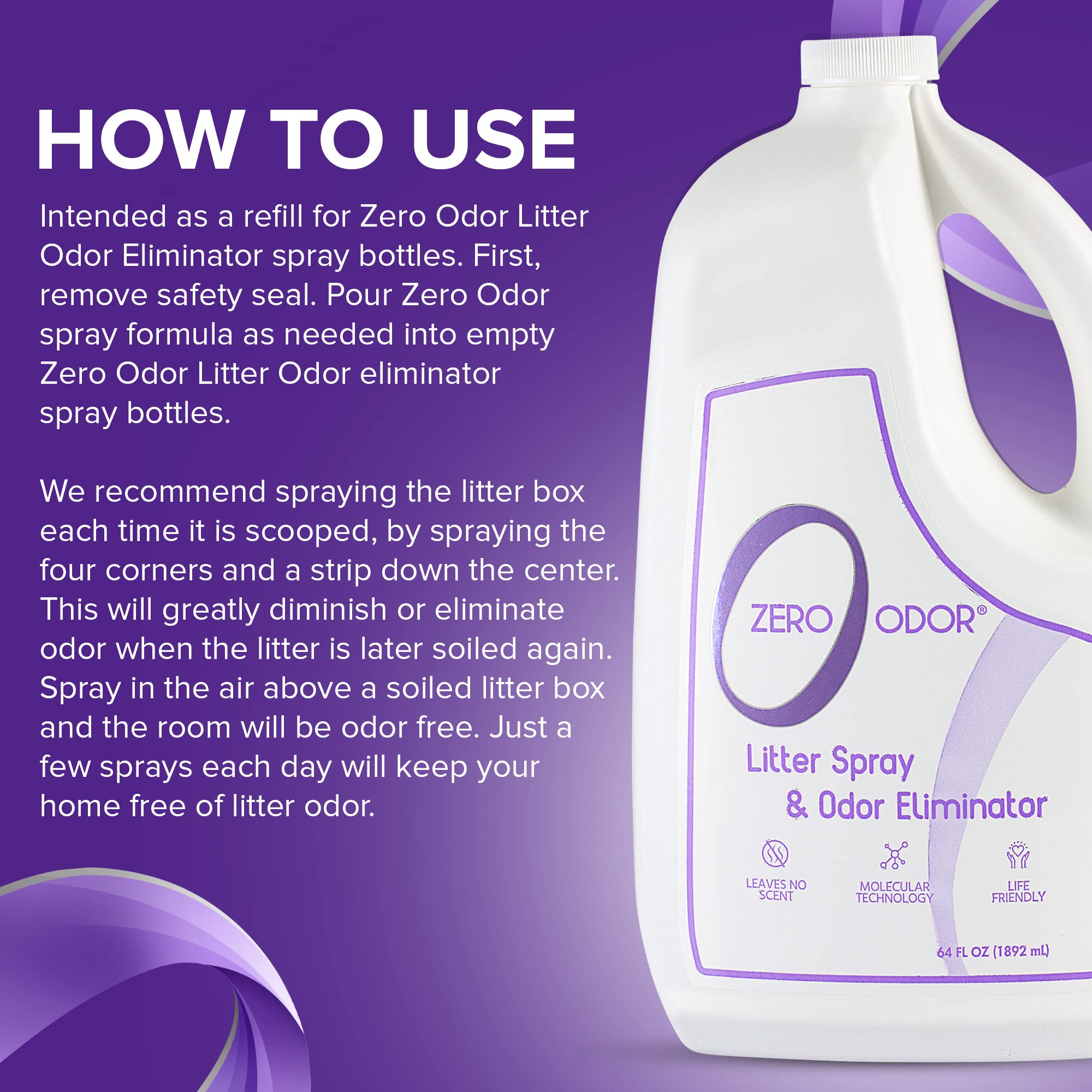 Zero Odor – diffusion rapide après application, effet durable.