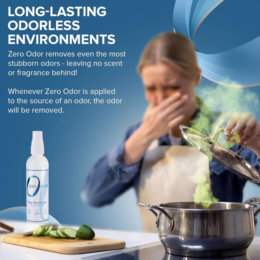 Zero Odor combat les odeurs de sous-sol et d’humidité.