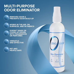 Zero Odor élimine les odeurs sur les surfaces sans parfum.