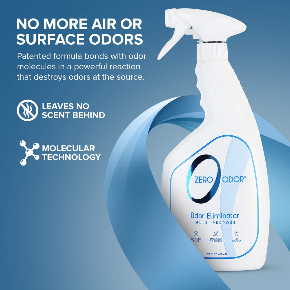 Zero Odor spray-odeurs-voiture: élimine les odeurs persistantes dans le véhicule.