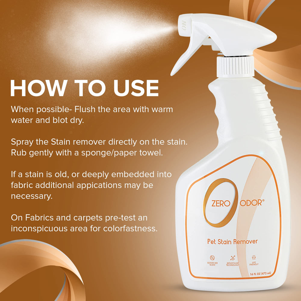 Zero Odor – spray appliqué sur les textiles pour prévenir les odeurs futures