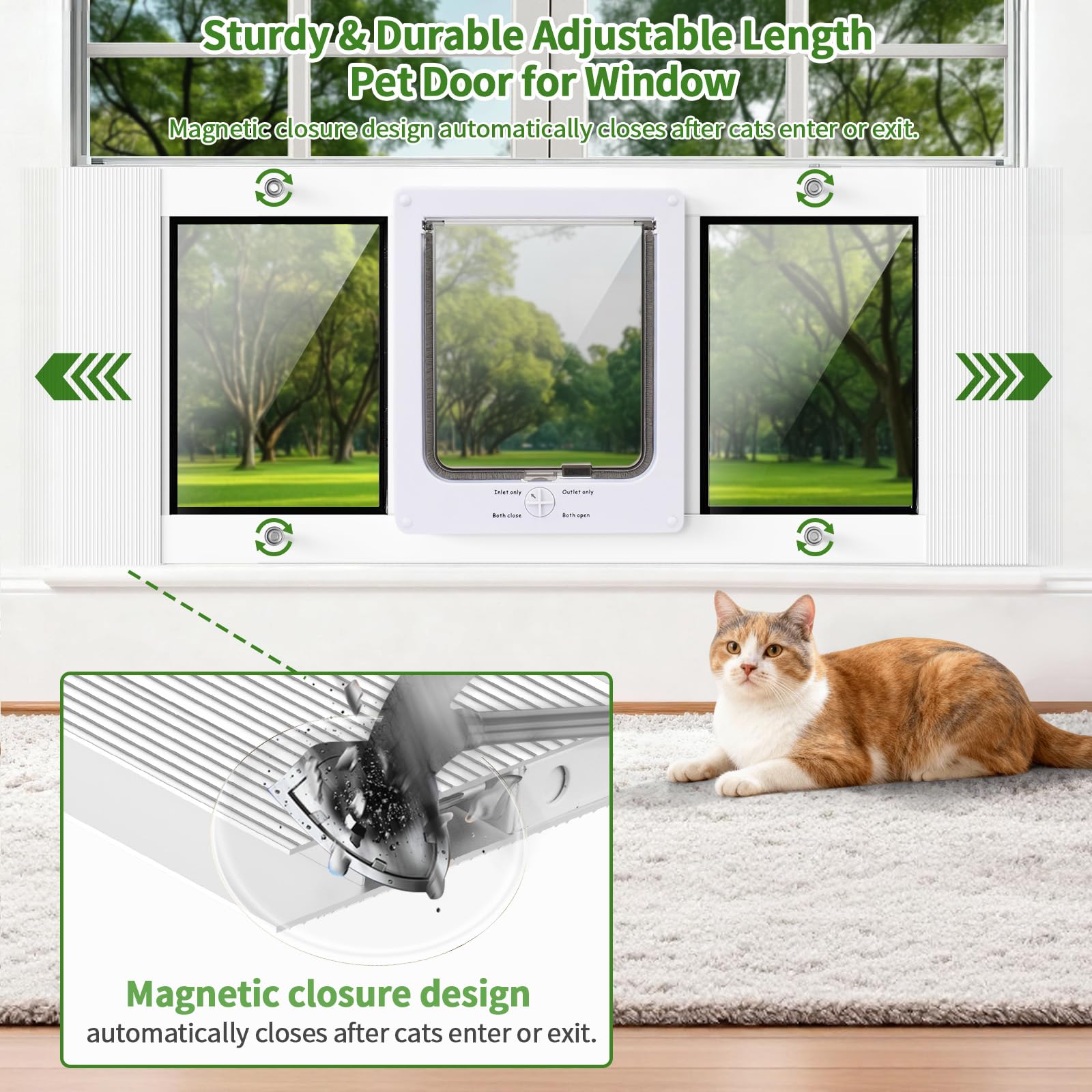 Porte-chat Zerzuo: acces pratique pour chat.