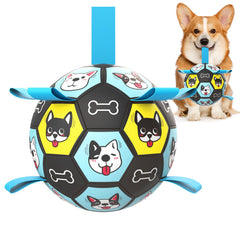 ZestPulse Ballon-foot-chien-sangles offrant des jeux dynamiques et interactifs.