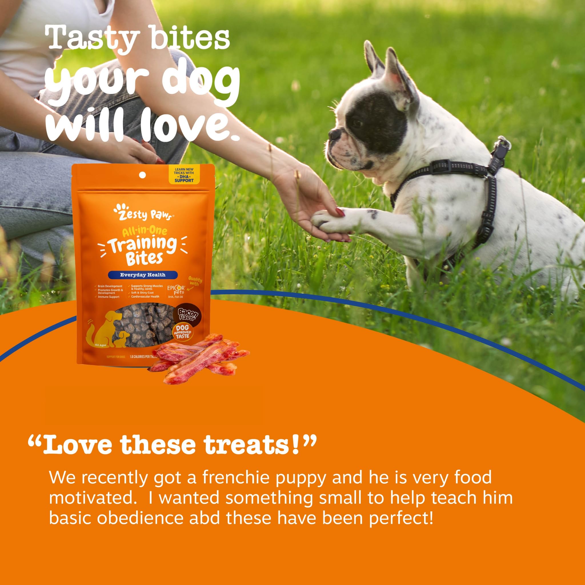 Zesty Paws : bouchées douces et faciles à mâcher pour tous les chiens.