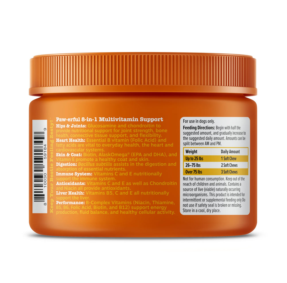 Zesty Paws Chien Utilisation Quotidienne – intégration facile dans la routine.