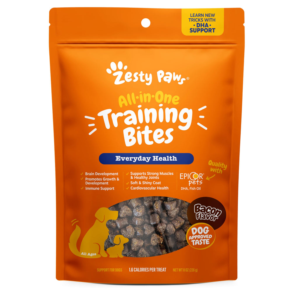Zesty Paws : emballage des friandises d'entraînement, pratique pour les sessions.