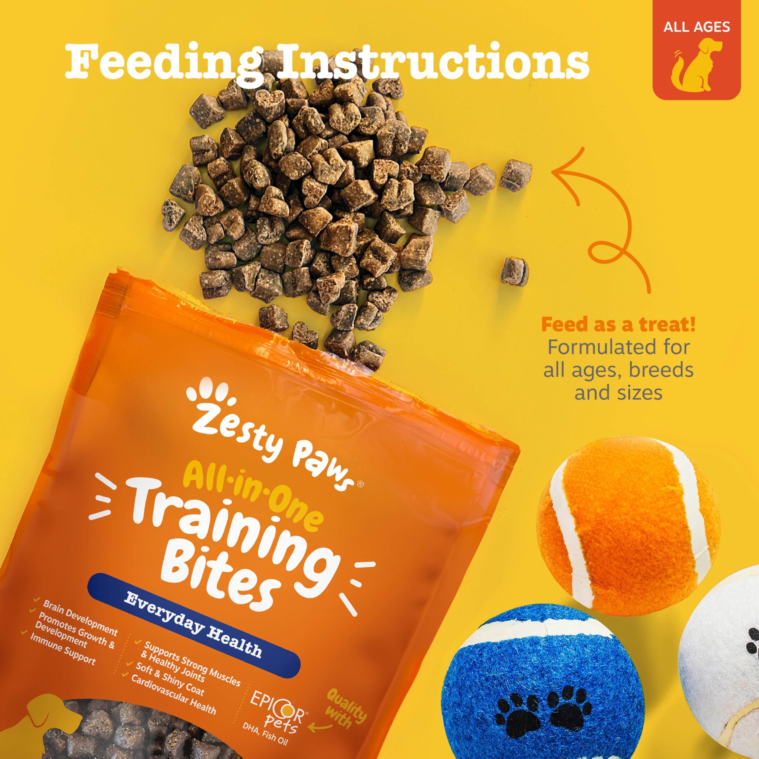 Zesty Paws ÉpiCor Pets pour immunité, ingrédient clé.