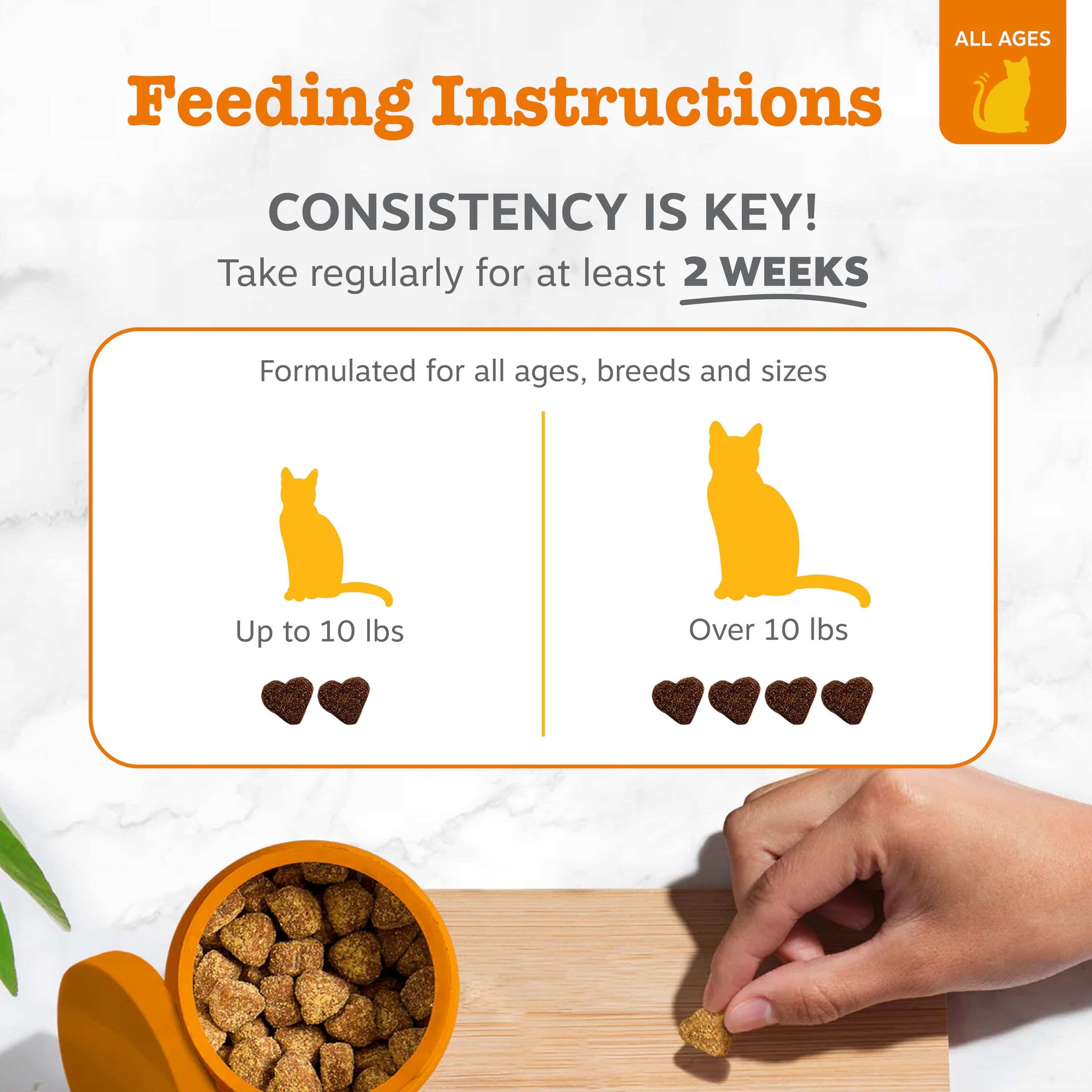 Zesty Paws Hairball Bites : fibre psyllium pour la fonction digestive
