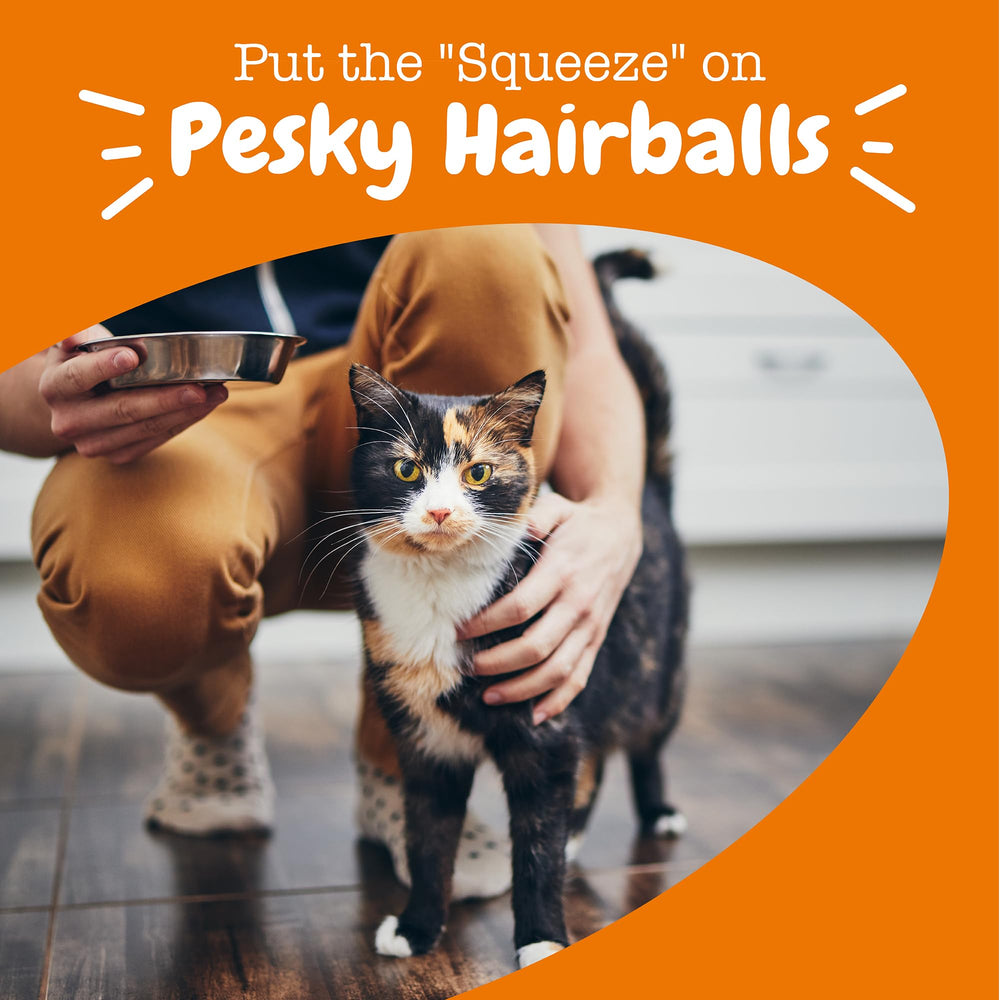 Zesty Paws Hairball Chat Mousse – huile de poisson omega-3 soutient la peau.