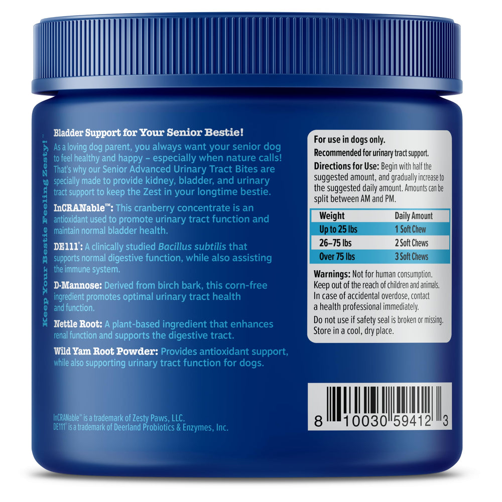 Bol de bouchées Zesty Paws servi, rituel quotidien agréable.