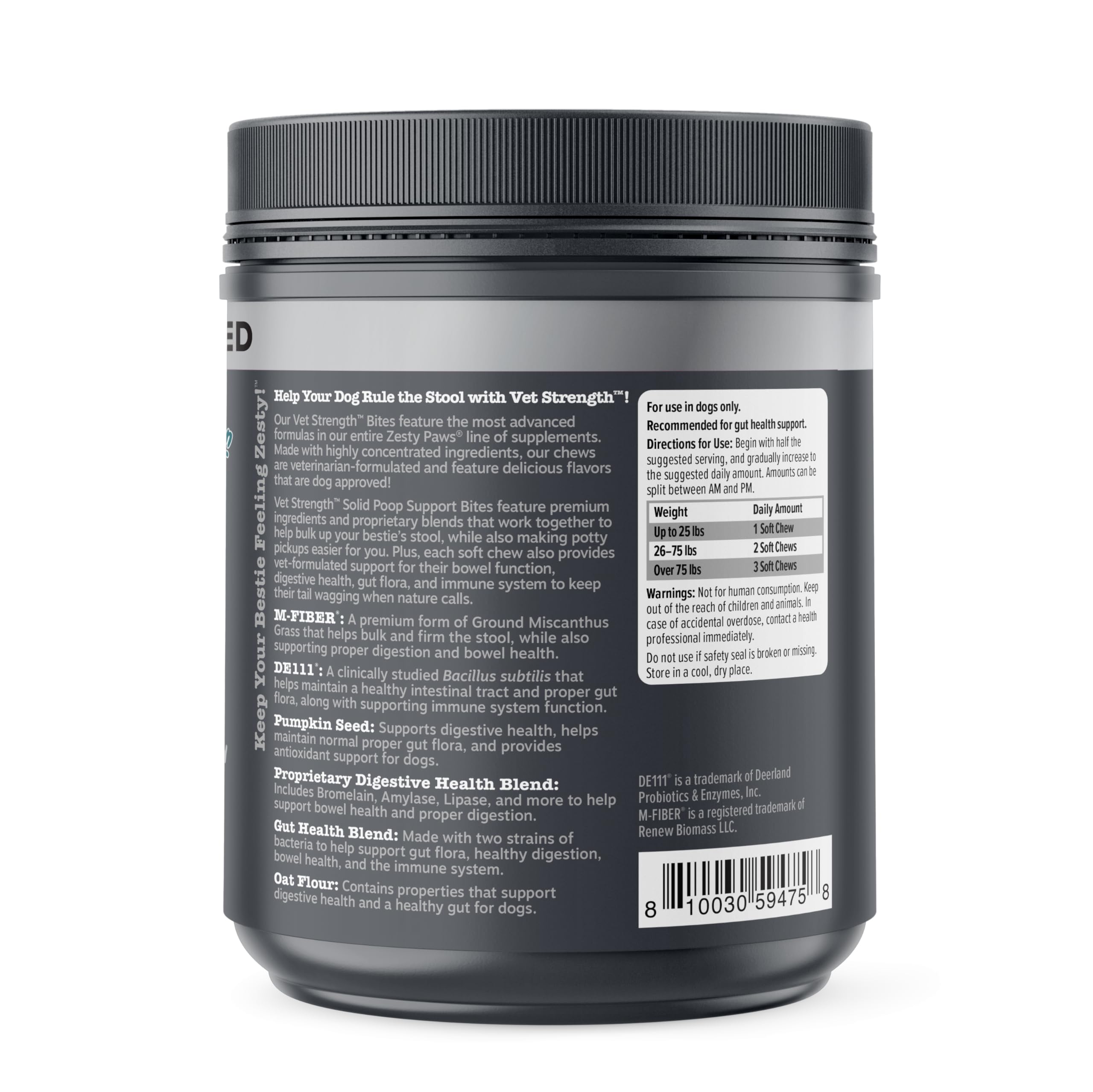 Zesty Paws utilisation quotidienne pour chiens actifs, routine simplifiée.