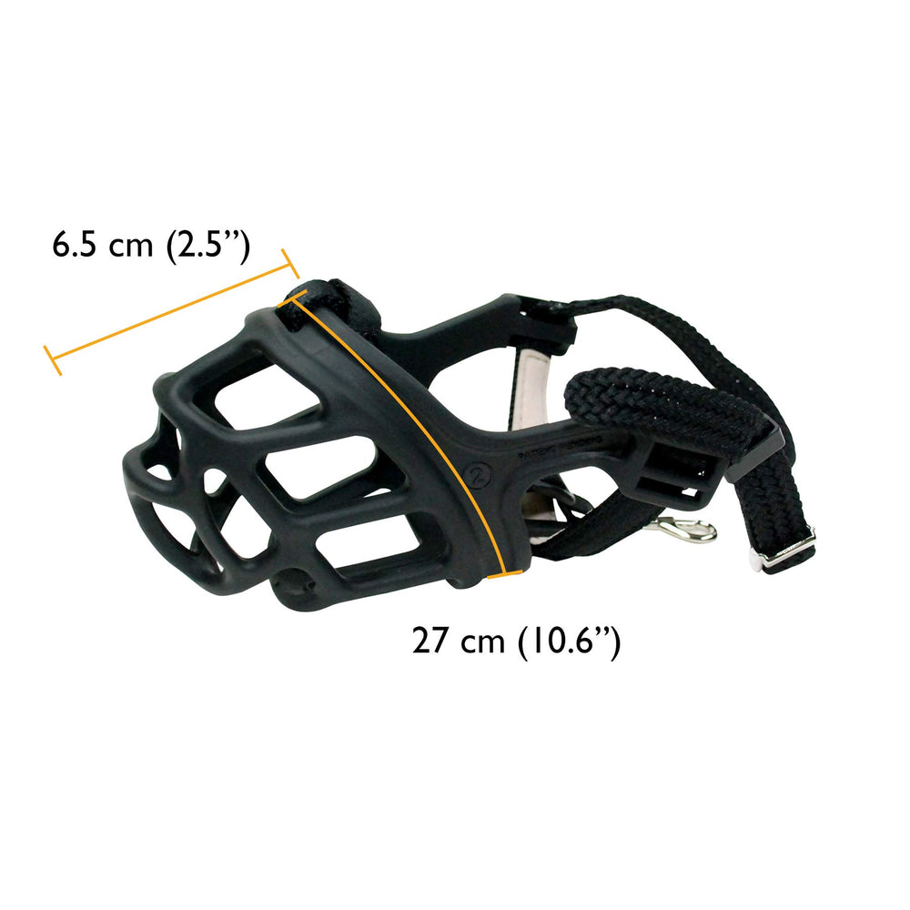 ZEUS Alpha masque-petit-chien-noir-design-confort: look discret et confort durable lors des sorties.