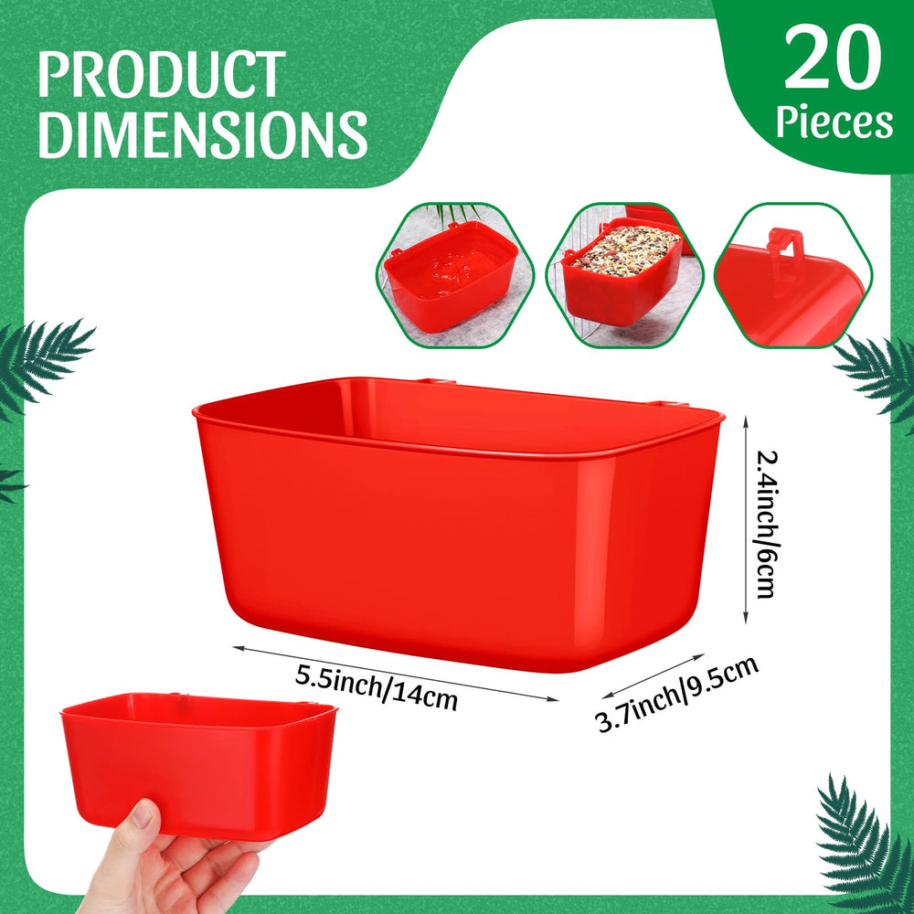 Abreuvoir Zhehao 532 ml dans une cage, alimentation durable.